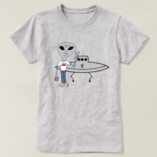 Alien Believer met UFO T-shirt