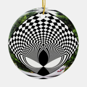 Alien BEM kijkt naar jou! Keramisch Ornament