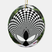 Alien BEM kijkt naar jou! Keramisch Ornament (Links)