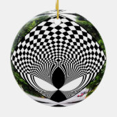 Alien BEM kijkt naar jou! Keramisch Ornament (Achterkant)