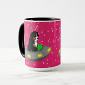 Alien Bernese Mountain Dog Mok (Voorkant links)