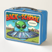 Alien bestudeert de aarde (Voorkant)