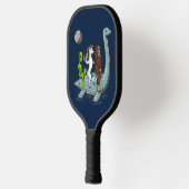 Alien Bigfoot Unicorn Loch Ness Monster Space Pickleball Paddle (Links)