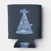 Alien, Bigfoot, Unicorn, Nessie Blikjeskoeler (Achterkant)