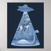 Alien, Bigfoot, Unicorn, Nessie Poster (Voorkant)