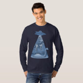 Alien, Bigfoot, Unicorn, Nessie T-shirt (Voorkant volledig)