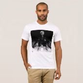 Alien Biker (Black & White versie) T-shirt (Voorkant volledig)