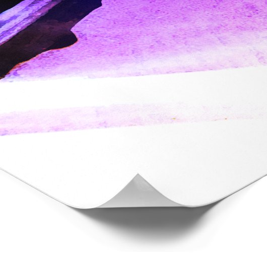 Alien Biker (dromerige versie) Poster (Hoek)