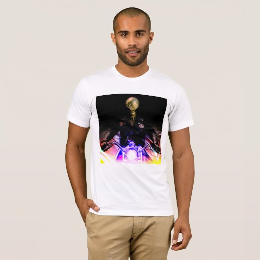 Alien Biker T-shirt (Voorkant volledig)
