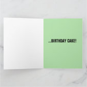 ALIEN BIRTHDAY FUNNY OVERSIZED CARDS KAART (Binnen)