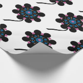 Alien Bloemen  Cadeaupapier (Hoek)