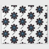 Alien Bloemen  Cadeaupapier (Vlak)