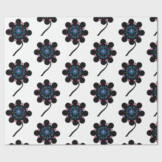 Alien Blooms Cadeaupapier (Vlak)