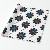 Alien Blooms Cadeaupapier (Uitgerold)