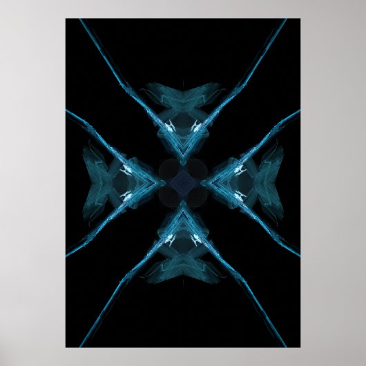 Alien Blue Fish Poster (Voorkant)