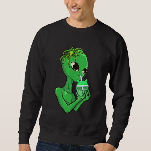 Alien Boba-thee spin Trui (Voorkant)