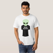 Alien Body Builder T-shirt (Voorkant volledig)