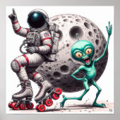 Alien Boogie Space Poster (Voorkant)