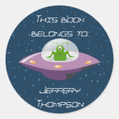 Alien Bookplate Stickers (Voorkant)