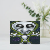 Alien Briefkaart (Staand voorkant)