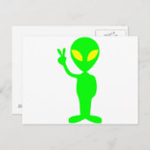 Alien Briefkaart (Voorkant / Achterkant)