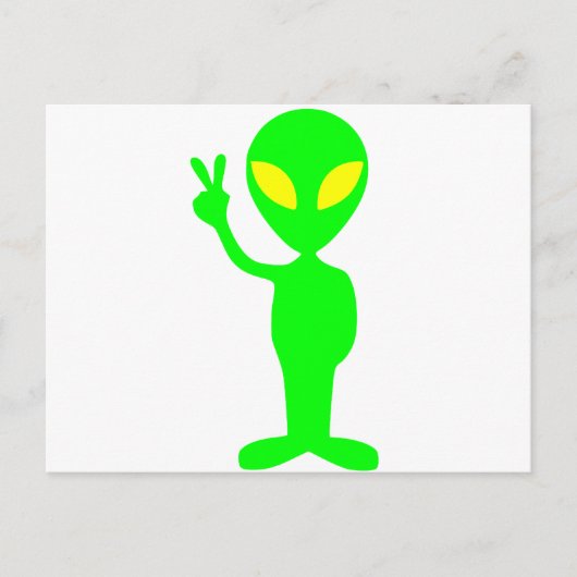 Alien Briefkaart (Voorkant)