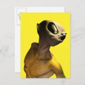 Alien Briefkaart (Voorkant / Achterkant)