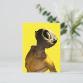 Alien Briefkaart (Staand voorkant)