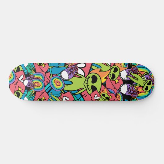 Alien Bro Persoonlijk Skateboard (Horizontaal)