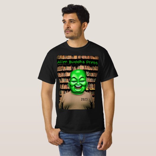 Alien Buddha Press 2023 t-shirt (Voorkant volledig)