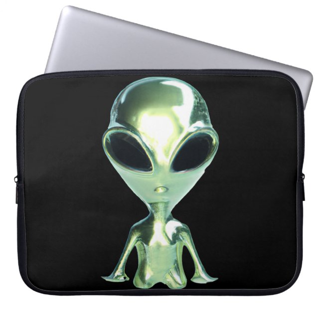 Alien buitenaardse laptop sleeve (Voorkant)