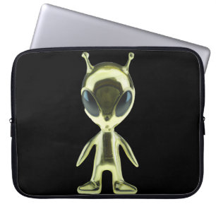 Alien buitenaardse laptophoes laptop sleeve