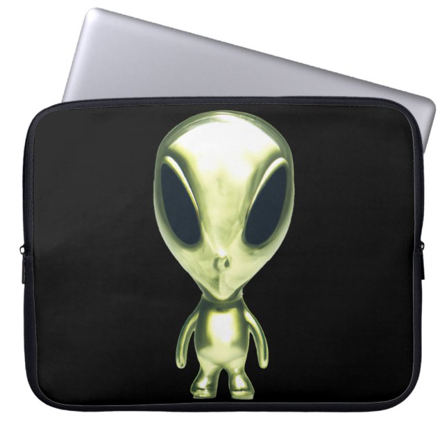 Alien buitenaardse laptophoes laptop sleeve (Voorkant)