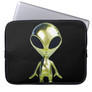 Alien buitenaardse laptophoes laptop sleeve