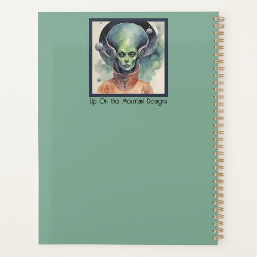 Alien buitenaardse planner (Achterkant)