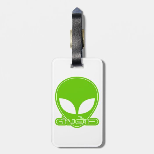 Alien [buitenlander] Tang Dao☐ Thai Language Scrip Bagagelabel (Achterkant verticaal)