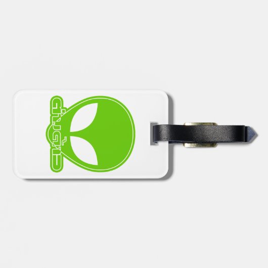 Alien [buitenlander] Tang Dao☐ Thai Language Scrip Bagagelabel (Achterkant horizontaal)