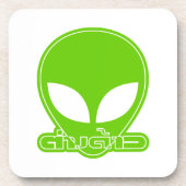 Alien [buitenlander] Tang Dao☐ Thai Language Scrip Bier Onderzetter (Voorkant)