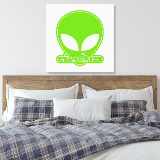 Alien [buitenlander] Tang Dao☐ Thai Language Scrip Canvas Afdruk (Insitu (Slaapkamer))