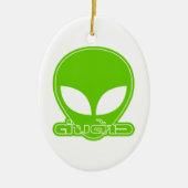 Alien [buitenlander] Tang Dao☐ Thai Language Scrip Keramisch Ornament (Voorkant)