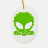 Alien [buitenlander] Tang Dao☐ Thai Language Scrip Keramisch Ornament (Achterkant)