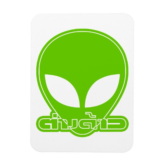 Alien [buitenlander] Tang Dao☐ Thai Language Scrip Magneet (Verticaal)