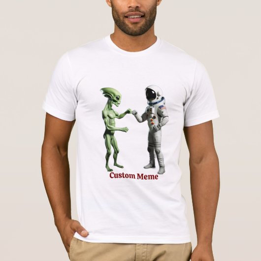 Alien Bump Fist T-shirt - Creëer Uw eigen Sci-Fi S (Voorkant)