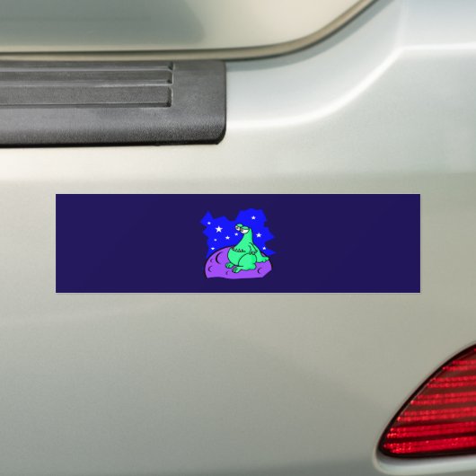 Alien Bumpersticker (Op auto)