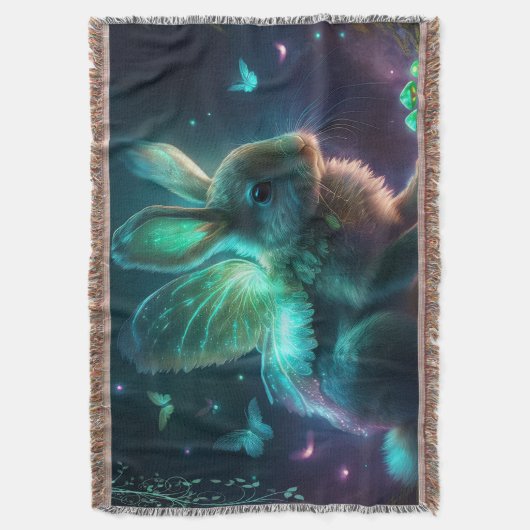 Alien Bunny Deken (Voorkant Verticaal)