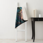 Alien Bunny Sherpa Deken (In situ)