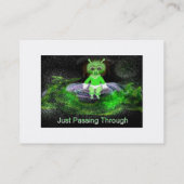 Alien bus-visitekaartje visitekaartje (Achterkant)