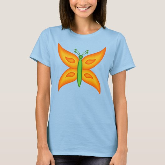 Alien Butterfly Basic T-shirt (Voorkant)