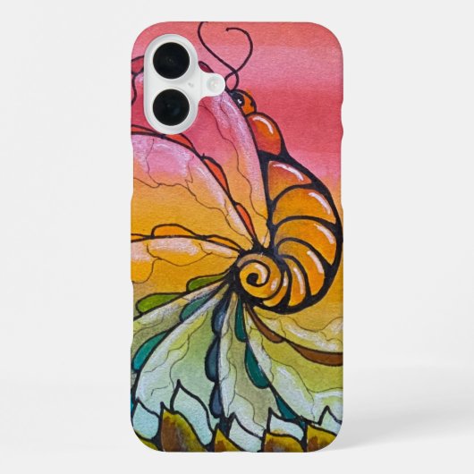 Alien Butterfly iPhone Hoesje (Achterkant)