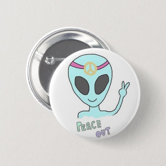 Alien Button (Voorkant /achterkant)